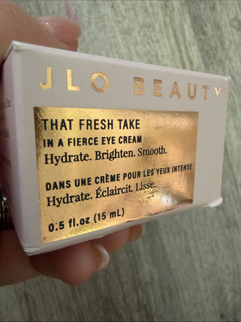 JLO Beauty That Fresh Take Eye Cream - Hydrating Brightening Eye Cream (Pink)